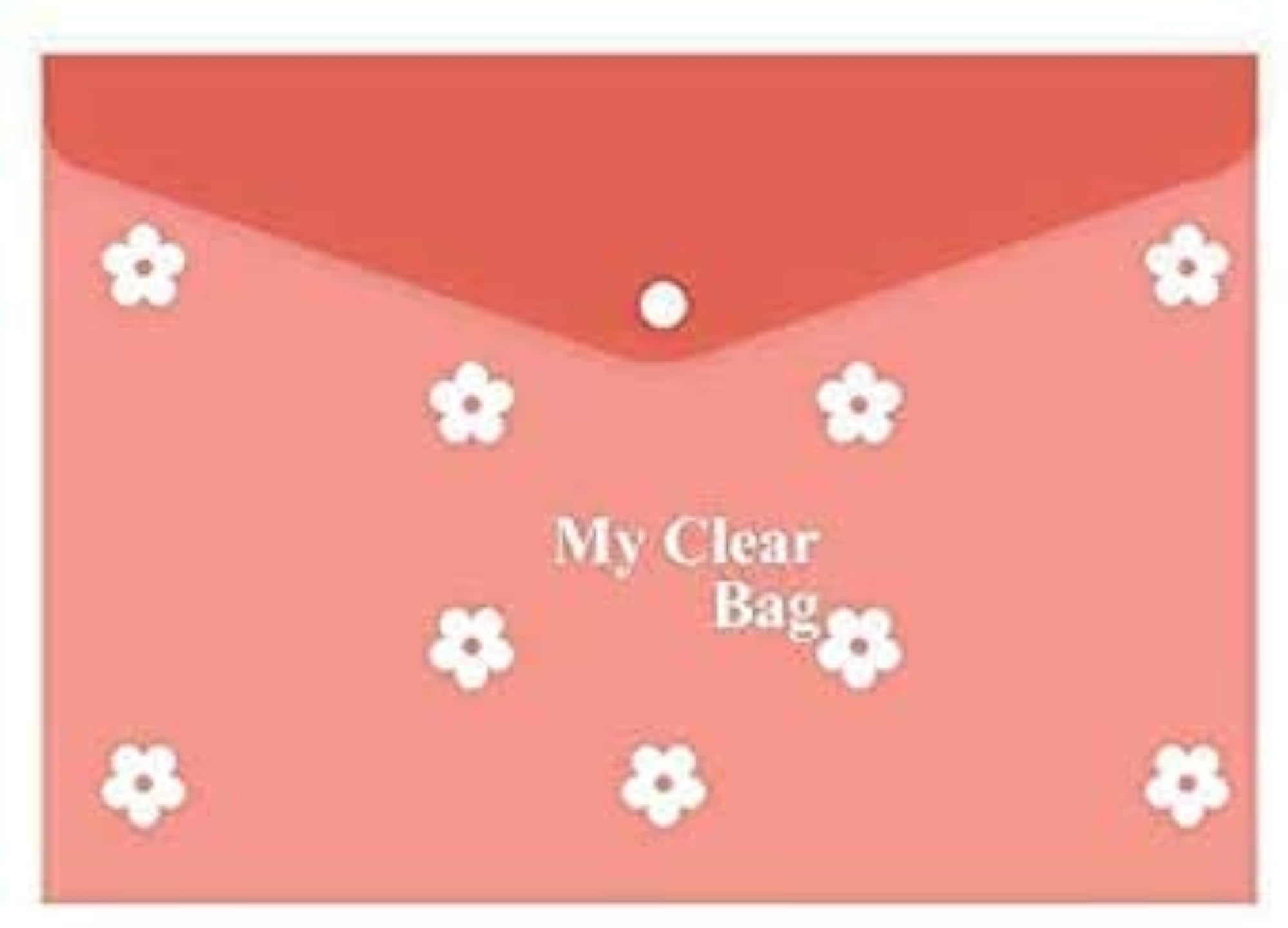 My Clear Bag Pack of 24 A4 Document File Bags